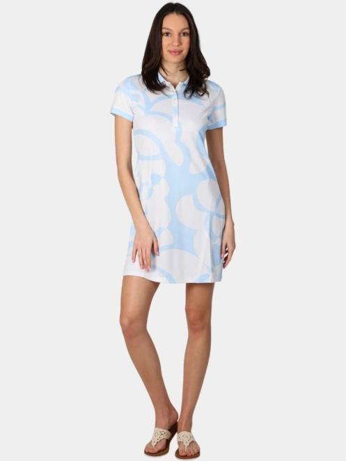 Luhta Luhta Inkarmaa női pólóruha világoskék színben 2