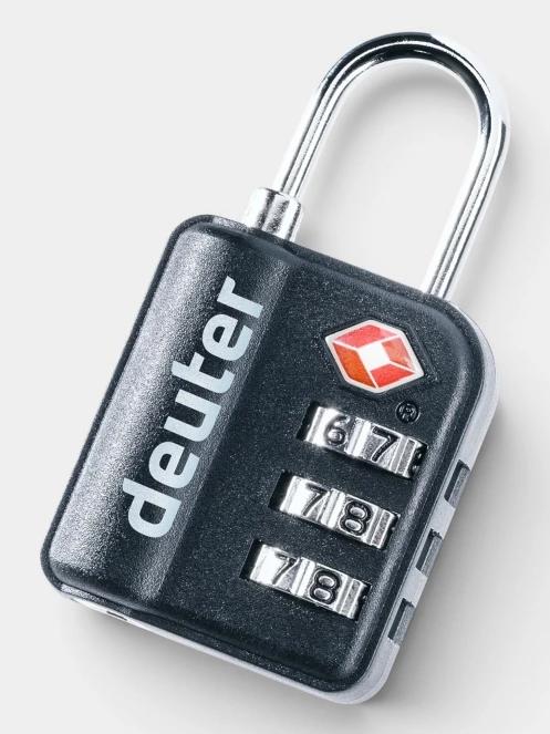 Deuter TSA Pad Lock tsa zár fekete színben 2