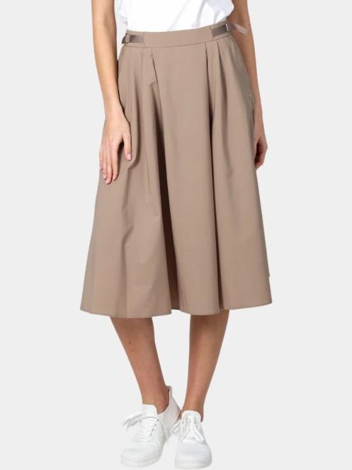 Luhta Luhta Armassaari női midi szoknya barna színben 2