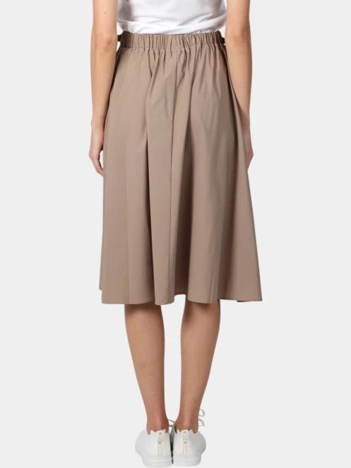 Luhta Luhta Armassaari női midi szoknya barna színben 4