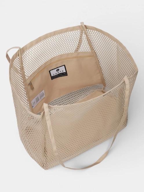 Luhta Luhta Olhava női shopper táska homok színben 4