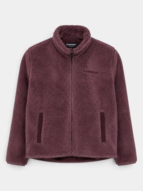 Fundango Marshmallow Junior Pile Jacket polár pulóver lila színben 2