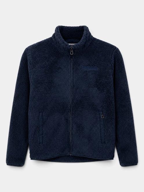 Fundango Marshmallow Junior Pile Jacket polár pulóver sötétkék színben 2
