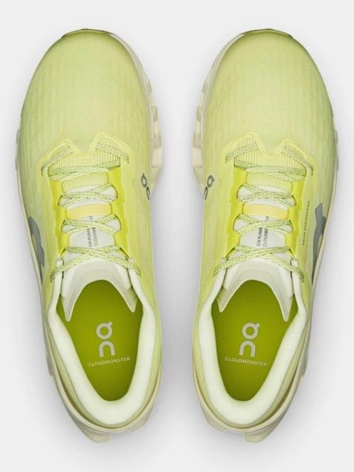 ON Cloudmonster 3 férfi aszfalt futócipő világoszöld színben 6