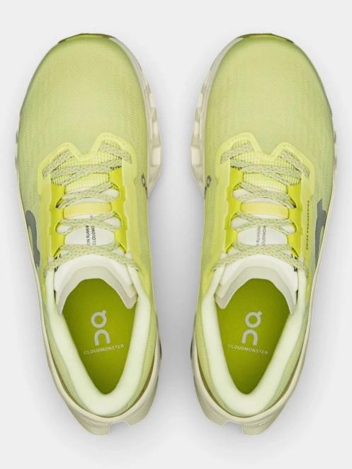 ON Cloudmonster 3 női aszfalt futócipő világoszöld színben 6