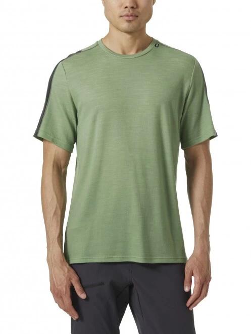 Helly Hansen Lifa Merino Lightweight Tee férfi rövid ujjú sport póló zöld színben 2