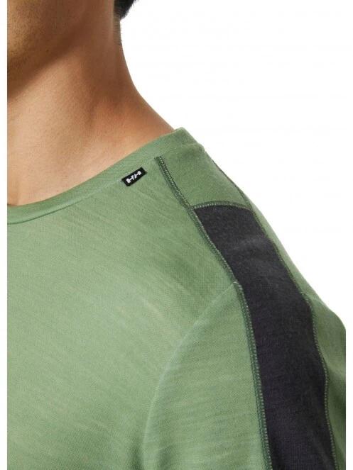 Helly Hansen Lifa Merino Lightweight Tee férfi rövid ujjú sport póló zöld színben 4