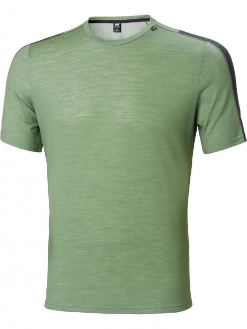 Helly Hansen Lifa Merino Lightweight Tee férfi rövid ujjú sport póló zöld színben 6