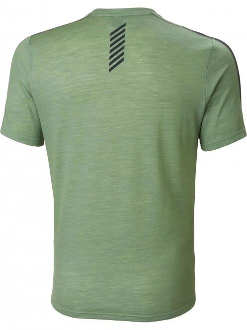 Helly Hansen Lifa Merino Lightweight Tee férfi rövid ujjú sport póló zöld színben 7