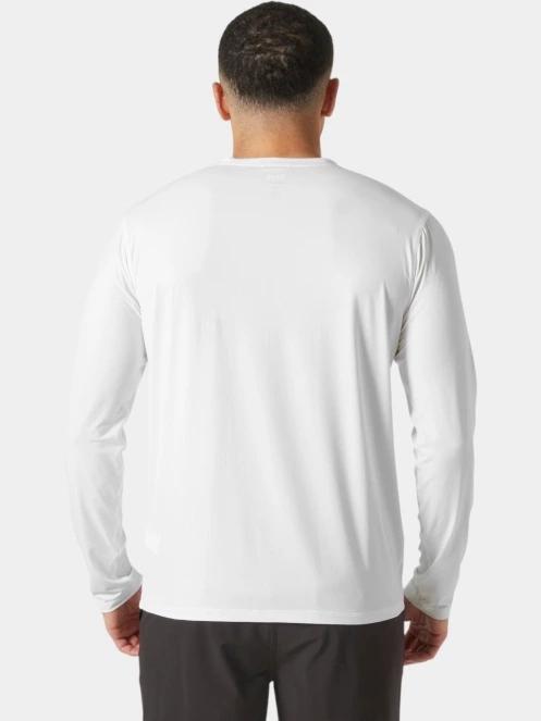 Helly Hansen Shine Solen Ls Crew férfi hosszú ujjú sport póló fehér színben 3