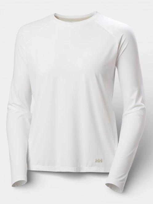 Helly Hansen W Shine Solen Ls Crew női hosszú ujjú sport póló fehér színben 6