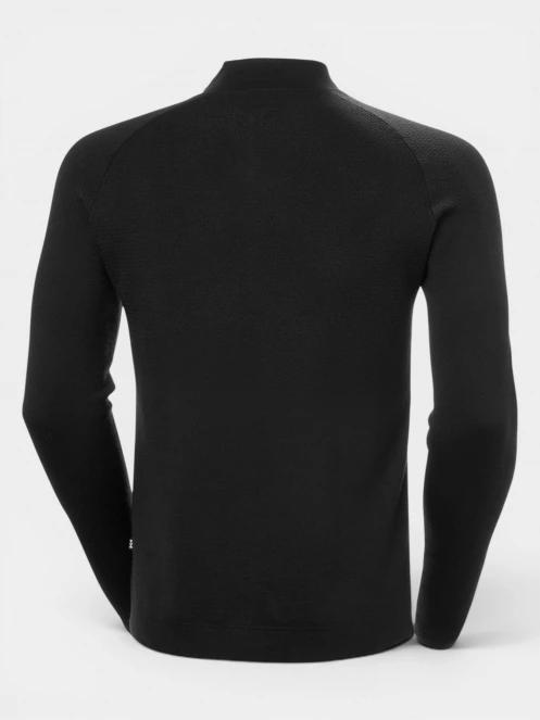 Helly Hansen Lifa Merino Knitevo 1/2 Zip férfi aláöltöző felső fekete színben 7