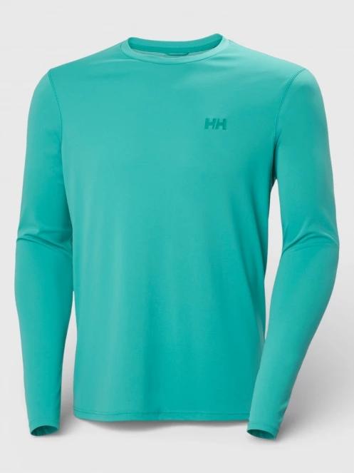 Helly Hansen Lifa Active Solen Ls férfi hosszú ujjú sport póló zöld színben 5