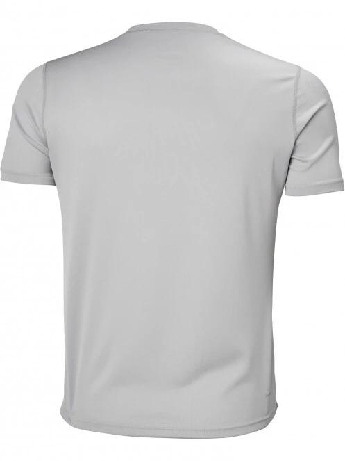 Helly Hansen Hh Tech T-Shirt férfi rövid ujjú sport póló szürke színben 3
