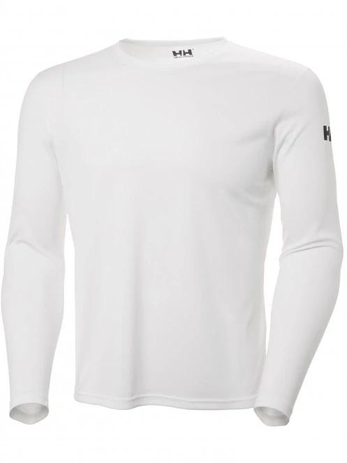 Helly Hansen Hh Tech Crew Ls férfi hosszú ujjú sport póló fehér színben 2