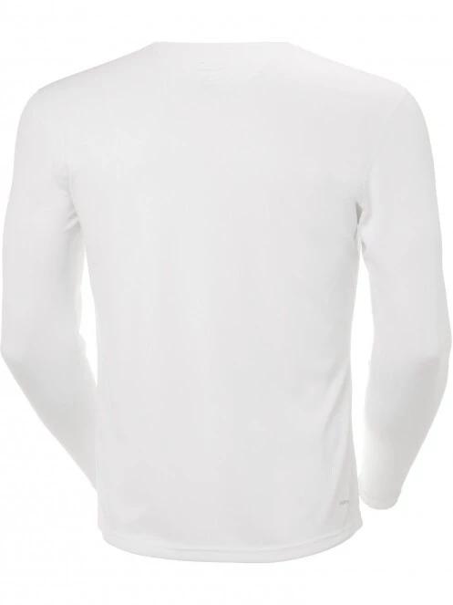 Helly Hansen Hh Tech Crew Ls férfi hosszú ujjú sport póló fehér színben 3