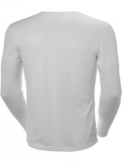 Helly Hansen Hh Tech Crew Ls férfi hosszú ujjú sport póló szürke színben 3