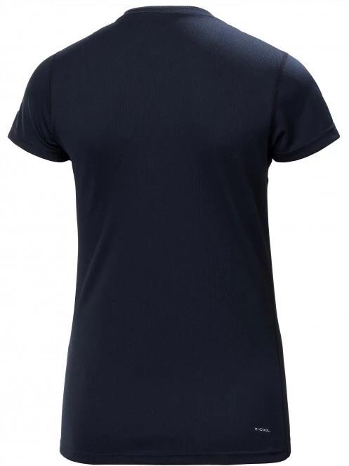 Helly Hansen W Hh Tech T-Shirt női rövid ujjú sport póló sötétkék színben 5