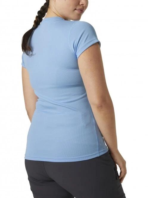 Helly Hansen W Hh Tech T-Shirt női rövid ujjú sport póló világoskék színben 3