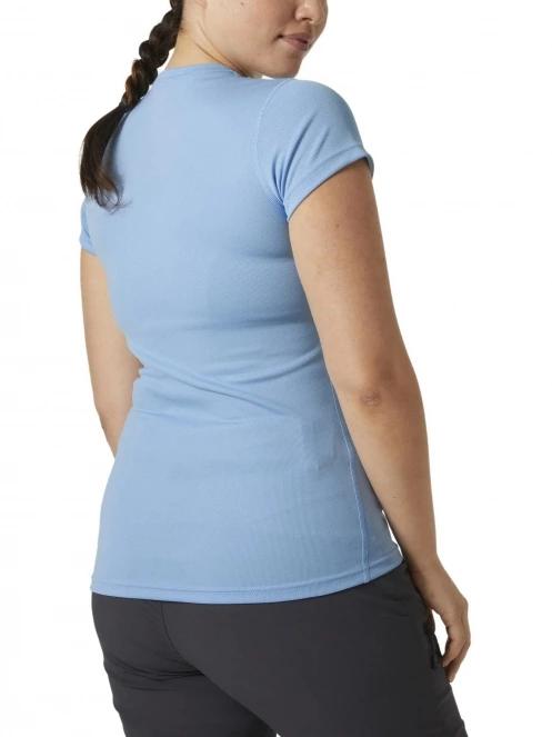 Helly Hansen W Hh Tech T-Shirt női rövid ujjú sport póló világoskék színben 3