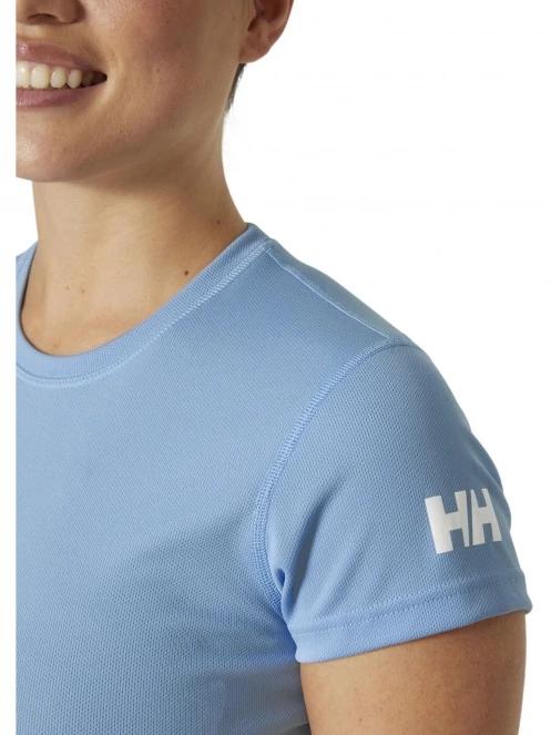 Helly Hansen W Hh Tech T-Shirt női rövid ujjú sport póló világoskék színben 4