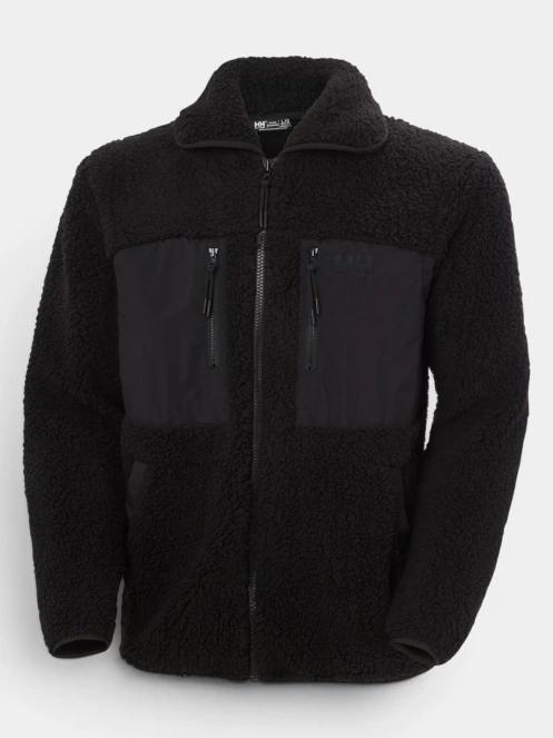 Helly Hansen Moonlit Pile Jacket férfi polár pulóver fekete színben 2