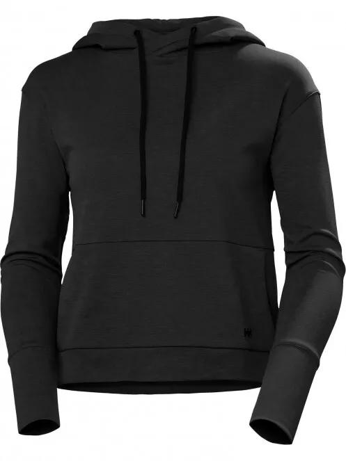 Helly Hansen W Lifa Tech Lite Hoodie női kapucnis pulóver fekete színben 4