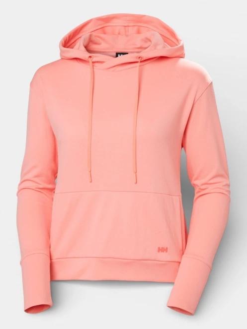 Helly Hansen W Lifa Tech Lite Hoodie női kapucnis pulóver rózsaszín színben 6