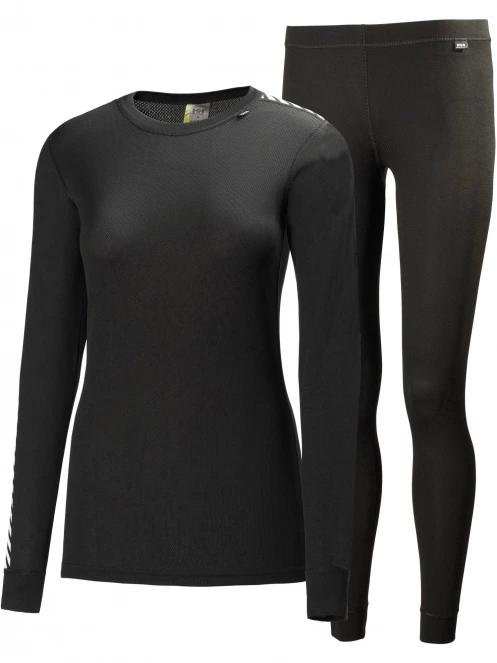 Helly Hansen W Hh Comfort Light Set női aláöltöző szett fekete színben 2