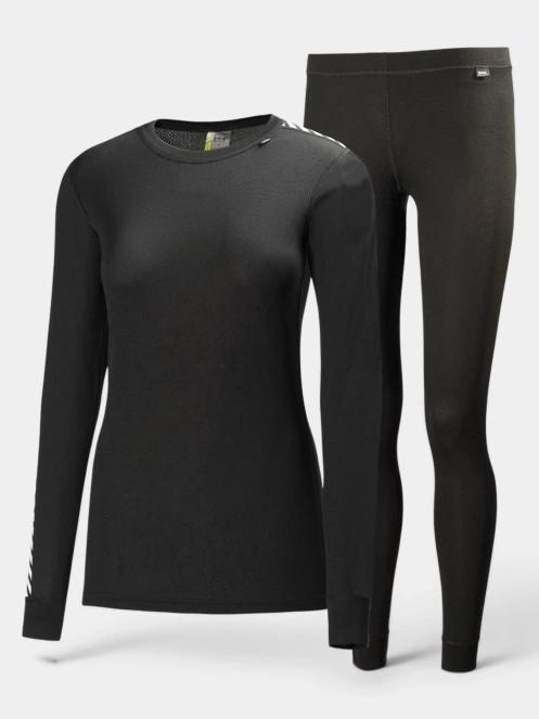 Helly Hansen W Hh Comfort Light Set női aláöltöző szett fekete színben 5