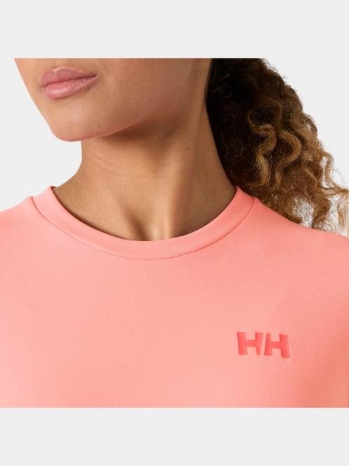 Helly Hansen W Lifa Active Solen Tshirt női rövid ujjú sport póló rózsaszín színben 4