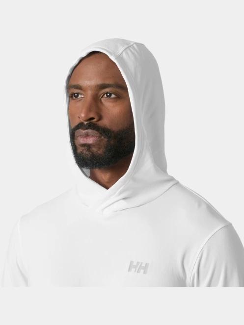 Helly Hansen Lifa Active Solen Hoodie férfi hosszú ujjú sport póló fehér színben 4
