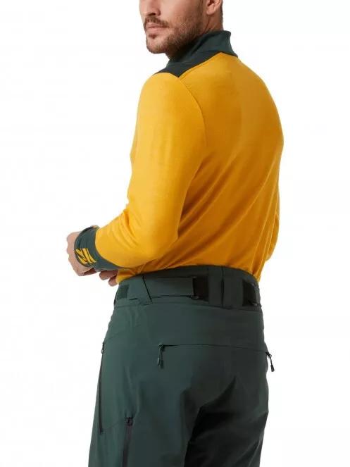 Helly Hansen Lifa Merino Midweight 1/2 Zip férfi polár pulóver sárga színben 3