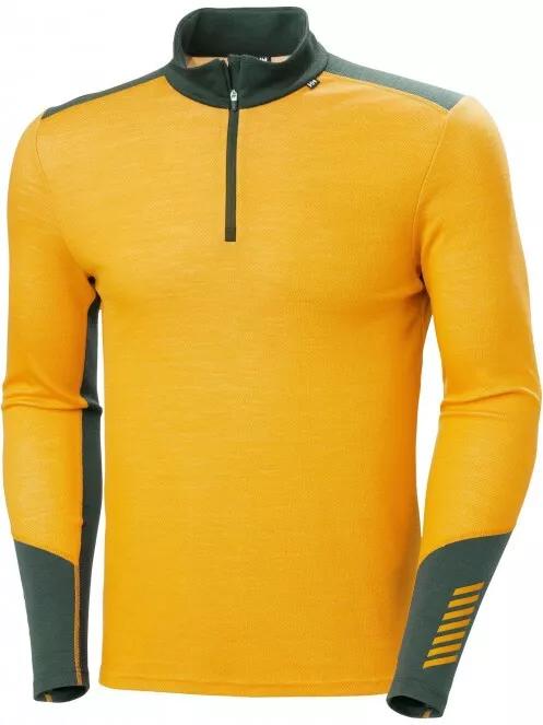 Helly Hansen Lifa Merino Midweight 1/2 Zip férfi polár pulóver sárga színben 4
