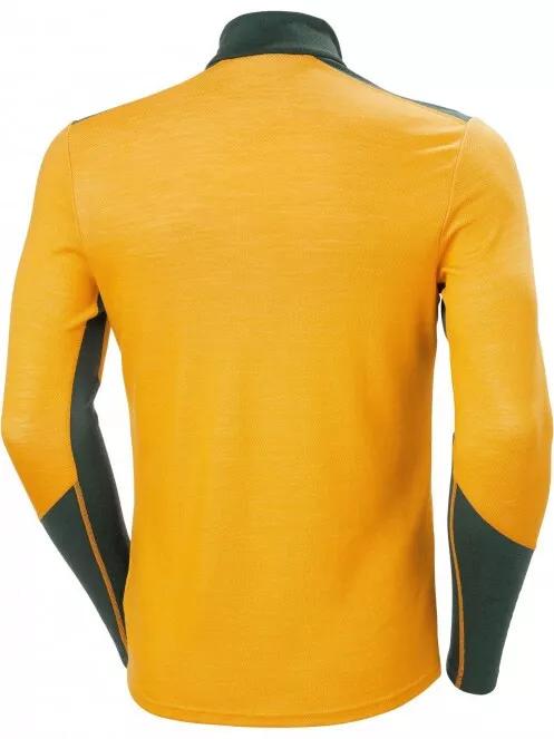 Helly Hansen Lifa Merino Midweight 1/2 Zip férfi polár pulóver sárga színben 5