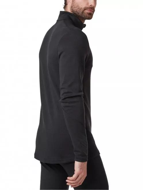 Helly Hansen Lifa Merino Midweight 1/2 Zip férfi polár pulóver fekete színben 3