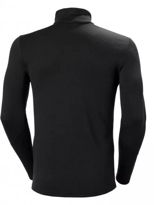 Helly Hansen Lifa Merino Midweight 1/2 Zip férfi polár pulóver fekete színben 5