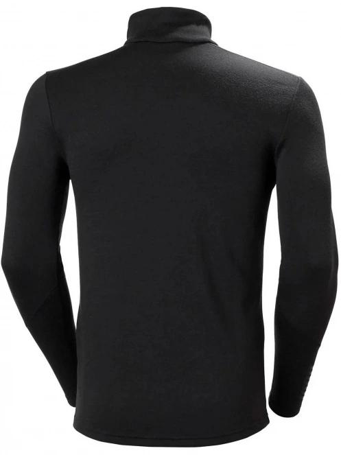 Helly Hansen Lifa Merino Midweight 1/2 Zip férfi aláöltöző felső fekete színben 7