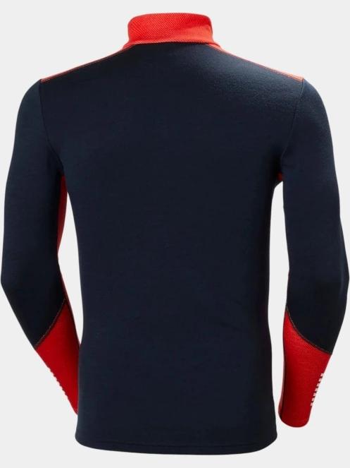 Helly Hansen Lifa Merino Midweight 1/2 Zip férfi aláöltöző felső sötétkék színben 8