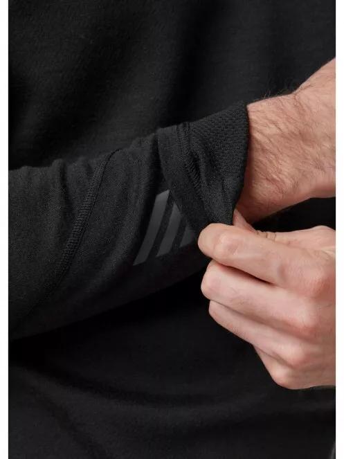 Helly Hansen Lifa Merino Midweight Crew férfi hosszú ujjú sport póló fekete színben 6