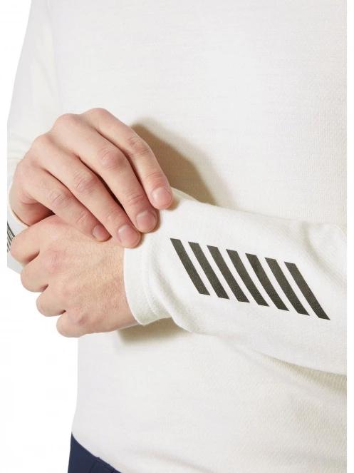 Helly Hansen Lifa Merino Midweight Crew férfi aláöltöző felső fehér színben 5