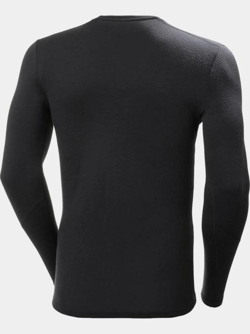 Helly Hansen Lifa Merino Midweight Crew férfi aláöltöző felső fekete színben 3