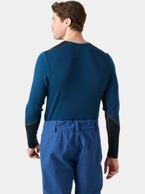 Helly Hansen Lifa Merino Midweight Crew férfi aláöltöző felső kék színben 3