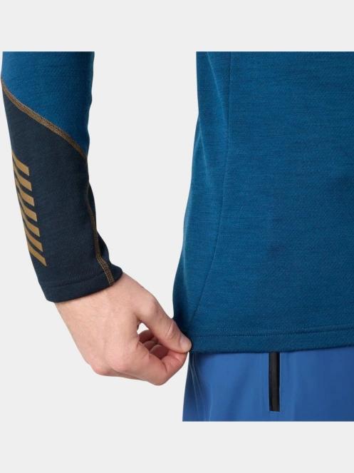 Helly Hansen Lifa Merino Midweight Crew férfi aláöltöző felső kék színben 5