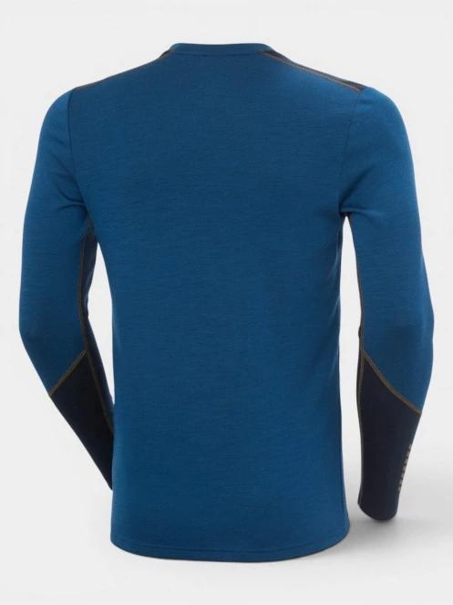 Helly Hansen Lifa Merino Midweight Crew férfi aláöltöző felső kék színben 7