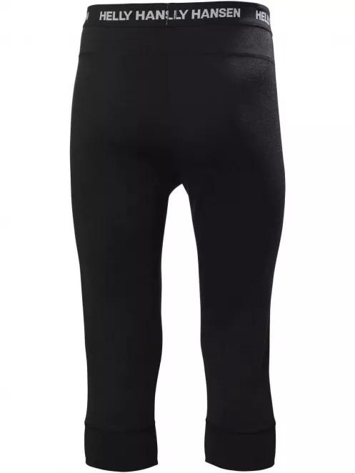 Helly Hansen Lifa Merino Midweight 3/4 Pant férfi aláöltöző nadrág fekete színben 3
