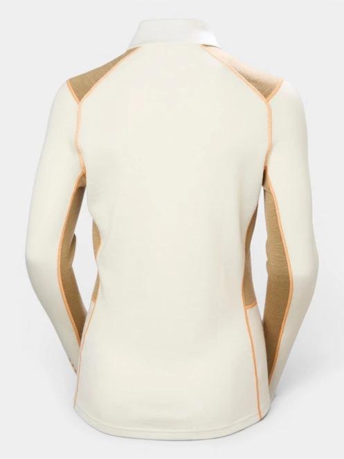 Helly Hansen W Lifa Merino Midw 1/2 Zip női aláöltöző felső homok színben 7