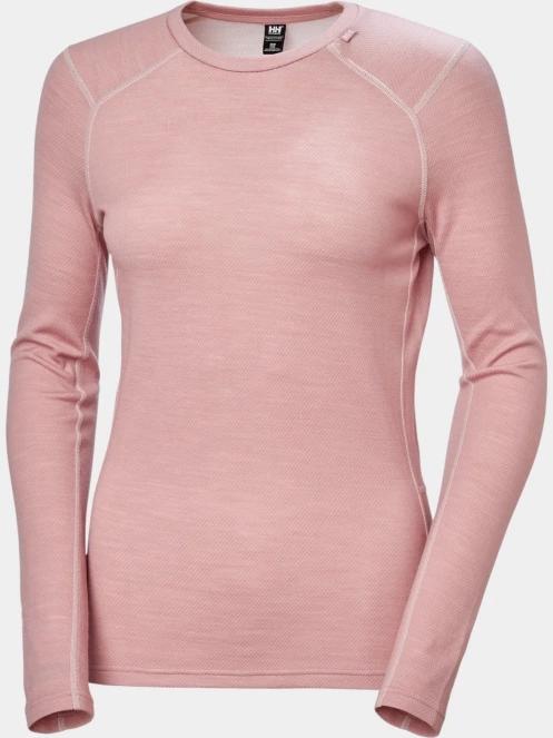 Helly Hansen W Lifa Merino Midweight Crew női aláöltöző felső rózsaszín színben 6