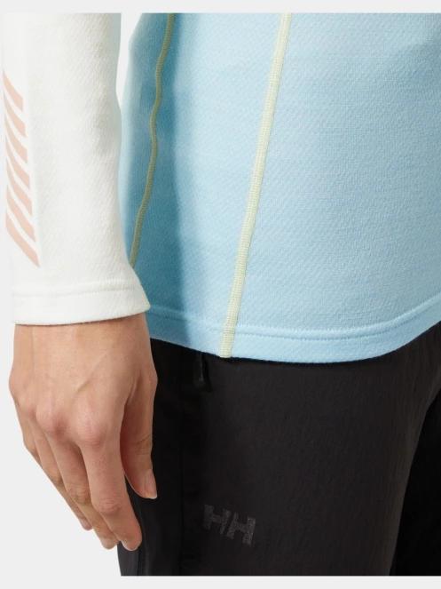 Helly Hansen W Lifa Merino Midweight Crew női aláöltöző felső világoskék színben 5
