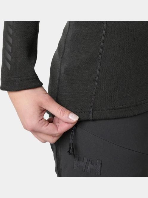 Helly Hansen W Lifa Merino Midweight Crew női aláöltöző felső fekete színben 5
